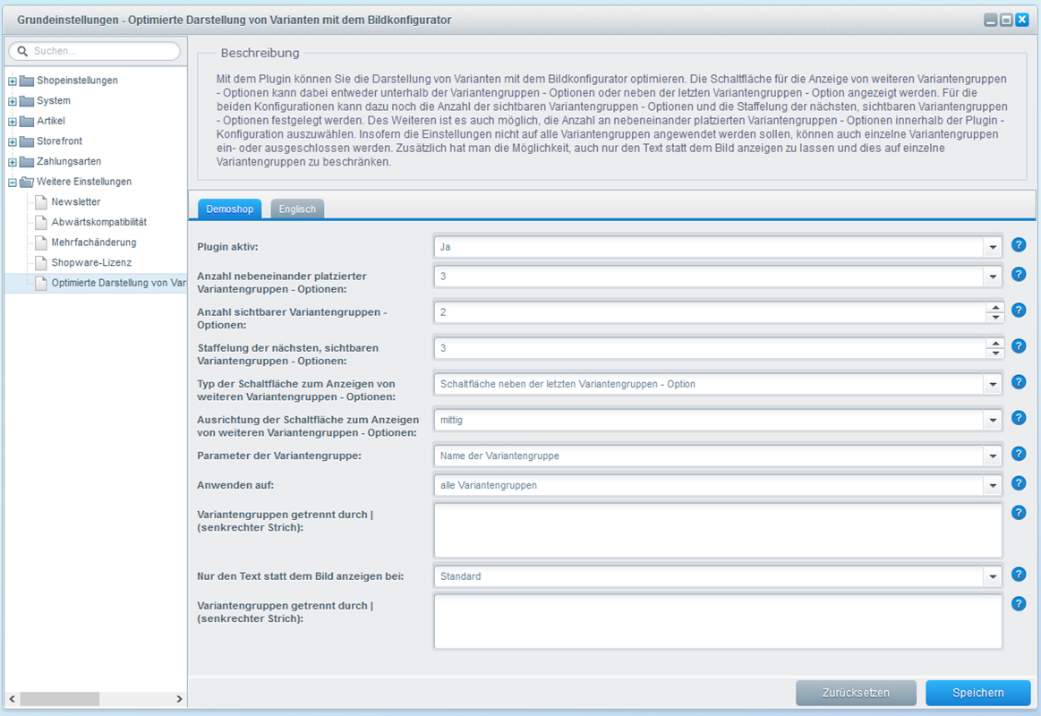Optimierte Darstellung von Varianten mit dem Bildkonfigurator Optimierte Darstellung von Varianten mit dem Bildkonfigurator