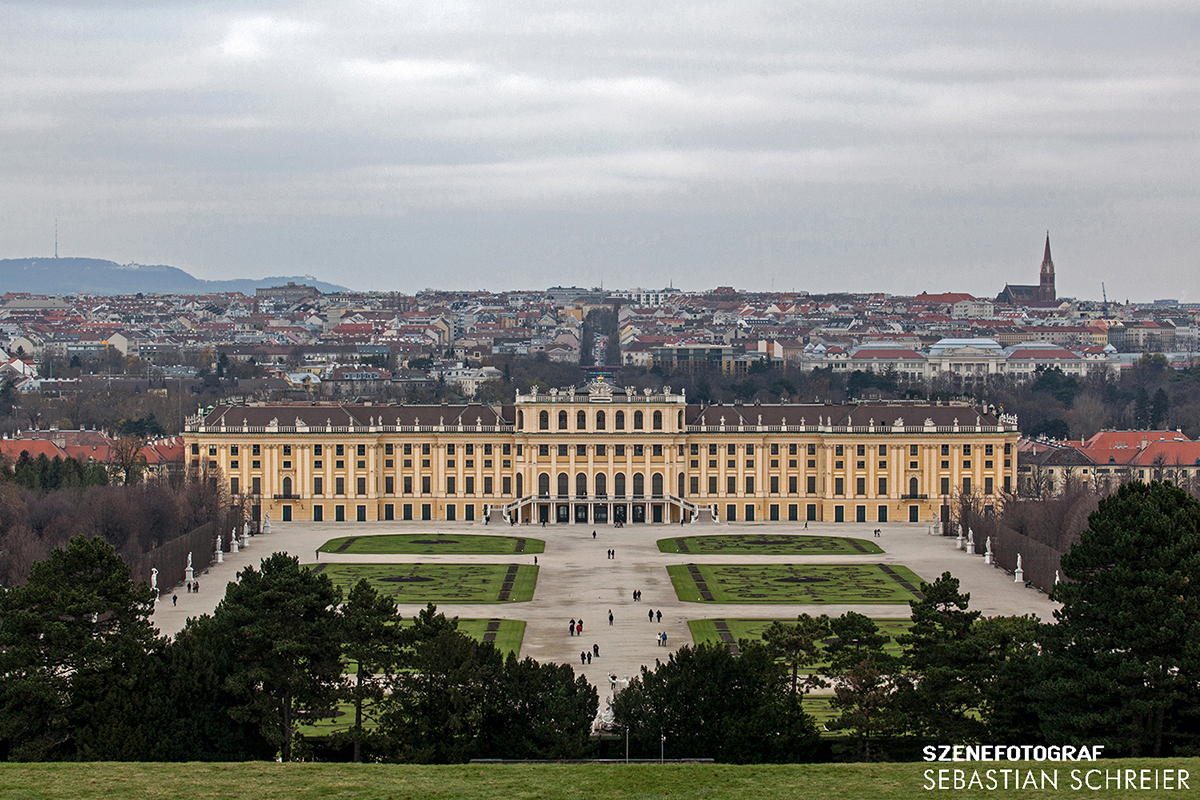 Schloss Schönbrunn in Wien in Österreich