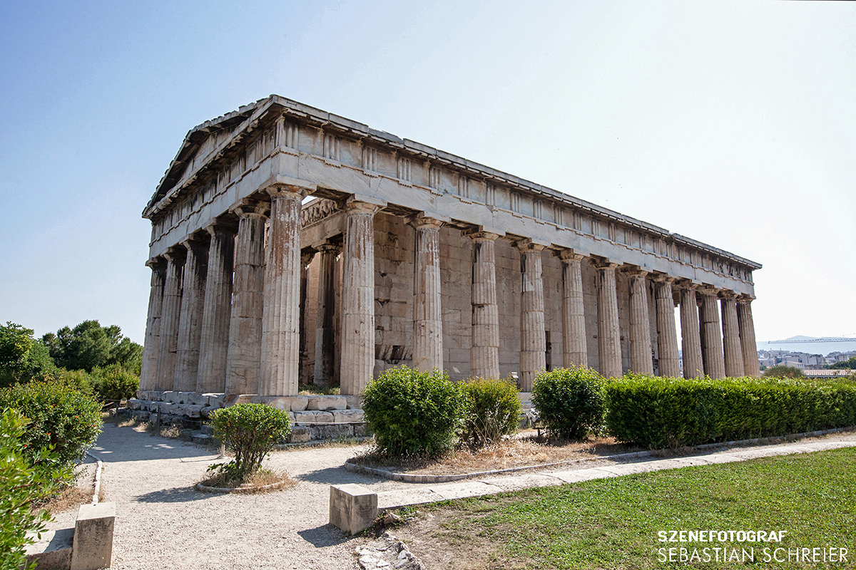 Tempel des Hephaistos in Athen in Griechenland