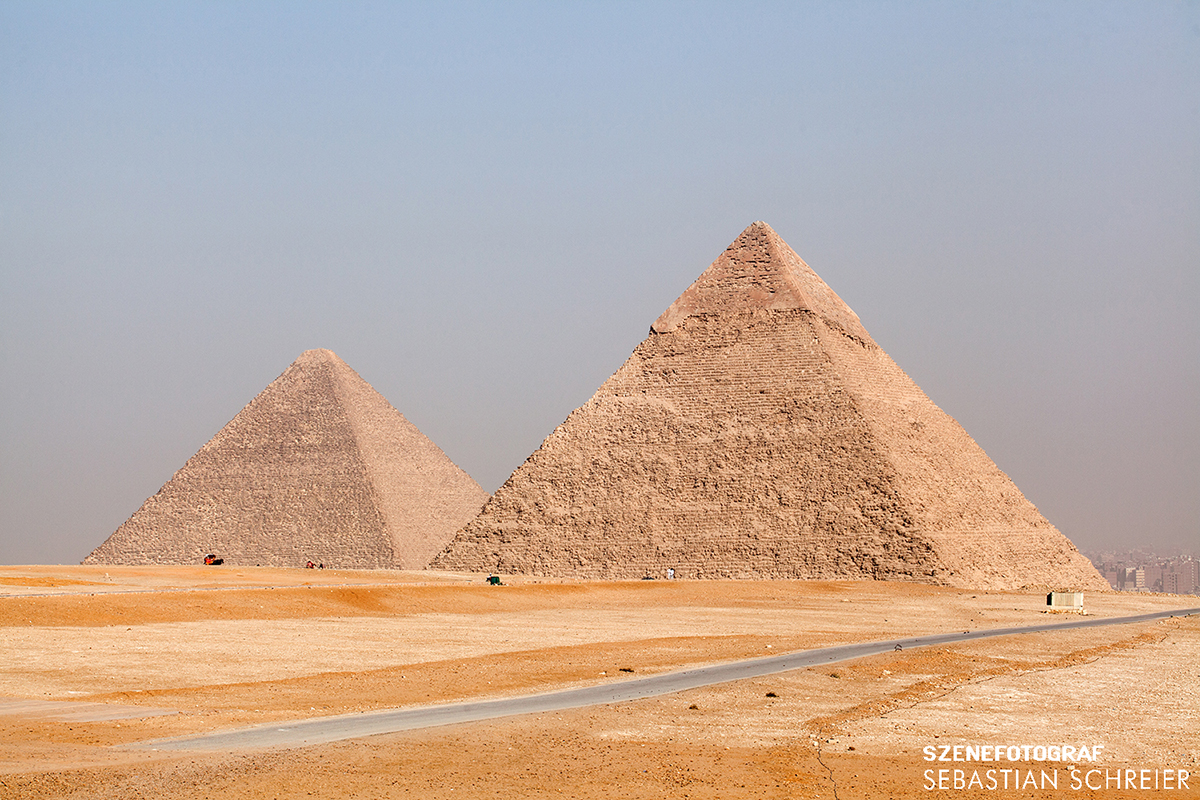 Pyramiden von Gizeh in Kairo in Ägypten