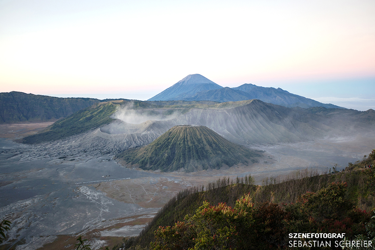 Vulkan Mount Bromo in Java in Indonesien